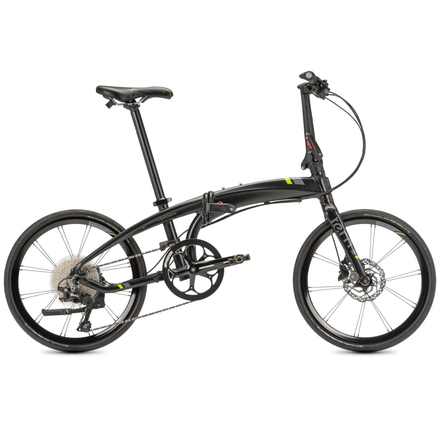 Tern Verge P10 - 20" Folding Bike - 2023 - Satin Black/grey/lime 3 Tern Verge P10 - 20" Folding Bike - 2023 - Satin Black/grey/lime