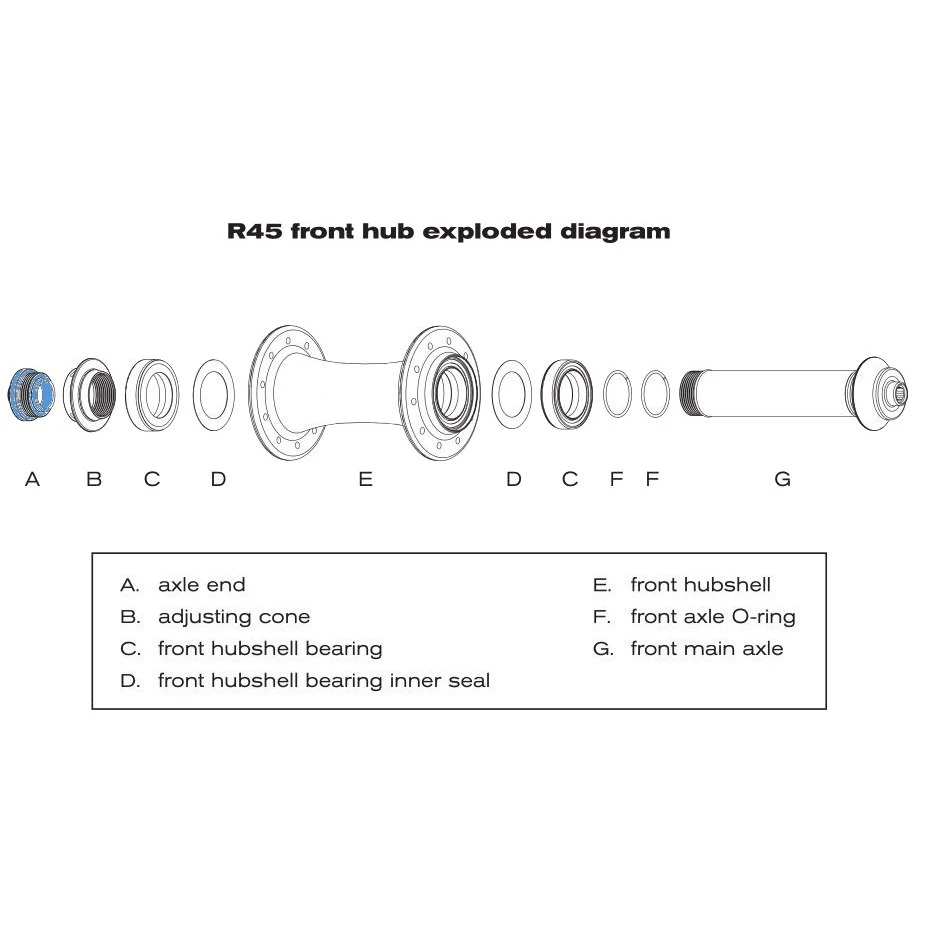Chris-king Chris King R45 Hub Axle End (PHB720, PHB724) 3 Chris-king Chris King R45 Hub Axle End (PHB720, PHB724)