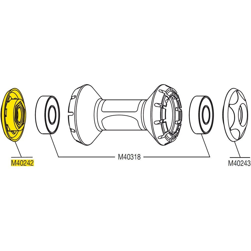 Mavic Axle Cap / Nut Adjuster Road Bike - M40242 5 Mavic Axle Cap / Nut Adjuster Road Bike - M40242 - Afbeelding 3