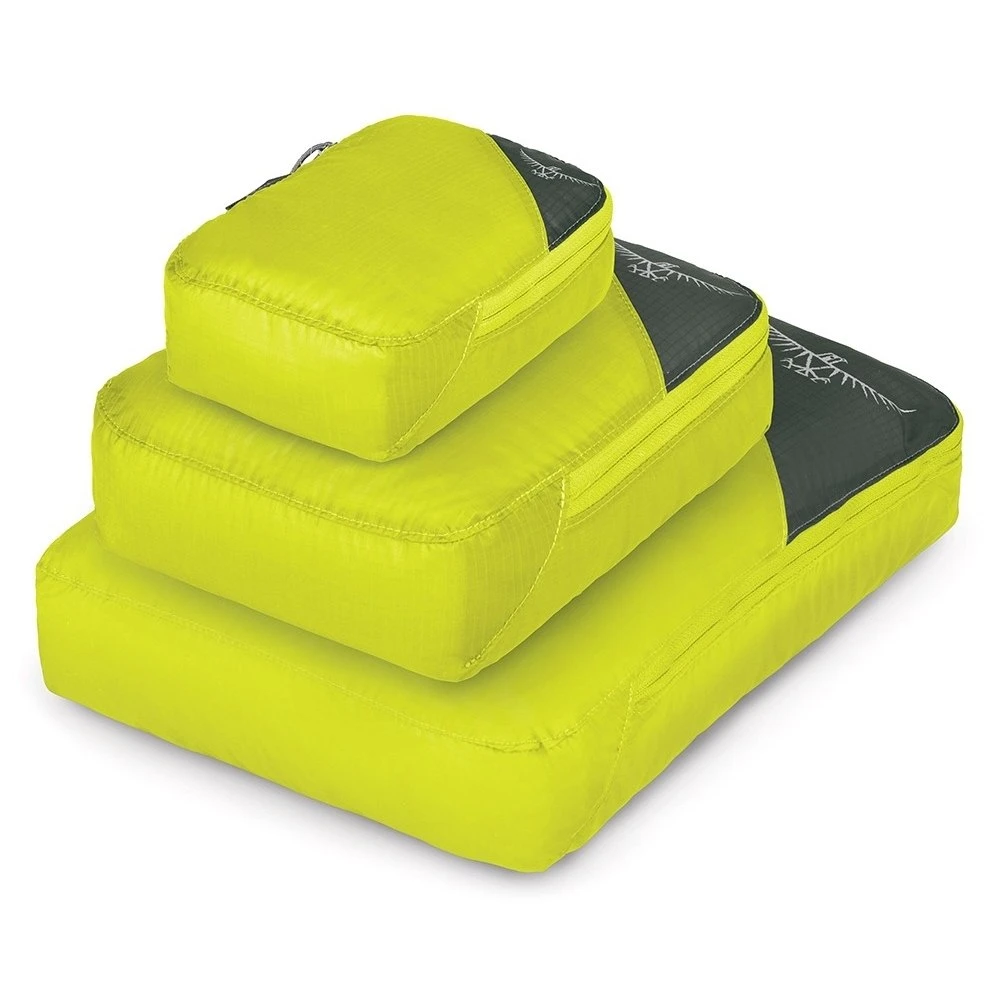 Osprey Ultralight Packing Cube - Electric Lime - Set S/M/L 3 Osprey Ultralight Packing Cube - Electric Lime - Set S/M/L