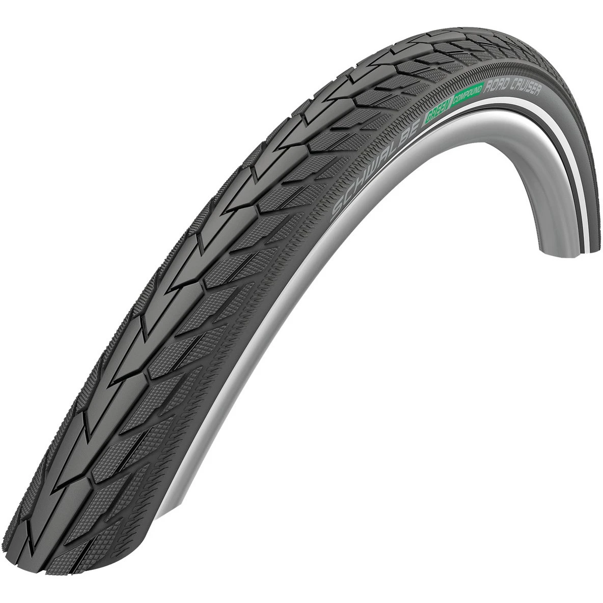 Schwalbe Road Cruiser Active Wired Tire - 20x1.75 Inches - Black-Reflex 3 Schwalbe Road Cruiser Active Wired Tire - 20x1.75 Inches - Black-Reflex