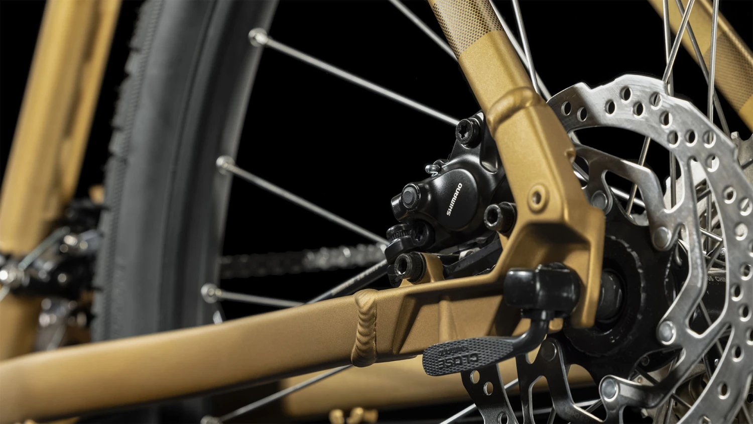 CUBE NATURE Pro - Cross Bike - 2023 - Gold / Black 9 CUBE NATURE Pro - Cross Bike - 2023 - Gold / Black - Afbeelding 7