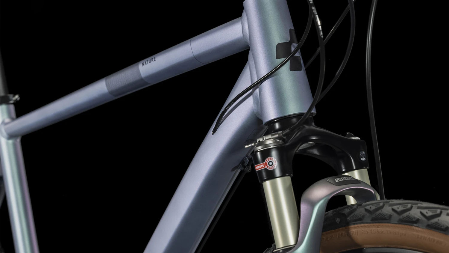 CUBE NATURE SLX - Cross Bike - 2023 - Galactic / Black A00 7 CUBE NATURE SLX - Cross Bike - 2023 - Galactic / Black A00 - Afbeelding 5