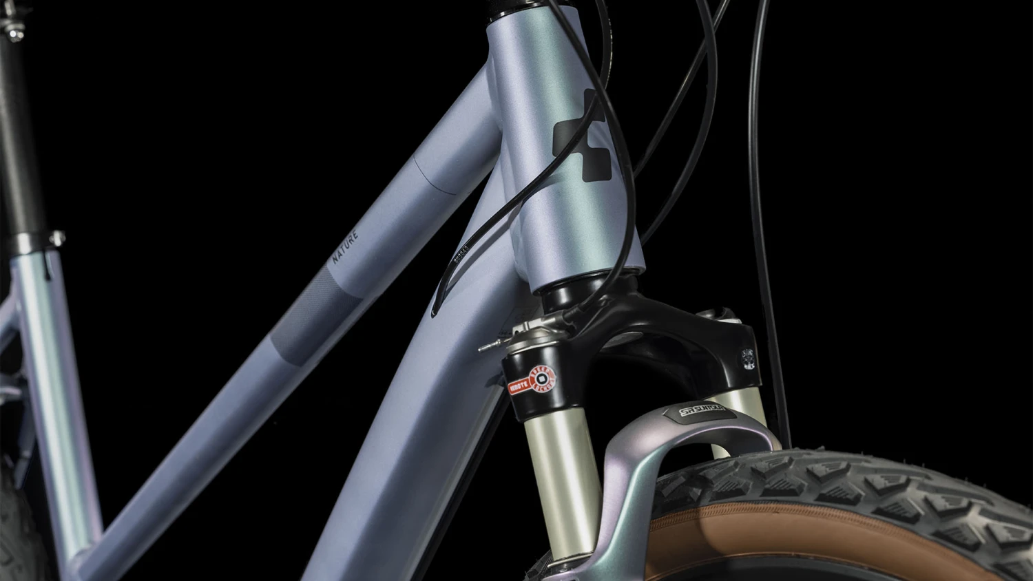 CUBE NATURE SLX - Women Cross Bike - 2023 - Galactic / Black A00 9 CUBE NATURE SLX - Women Cross Bike - 2023 - Galactic / Black A00 - Afbeelding 7