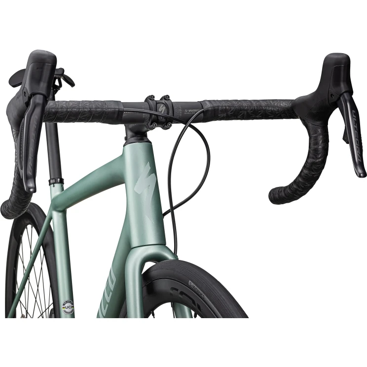 Specialized AETHOS PRO - Shimano Ultegra Di2 - Carbon Racefiets - 2023 - Metallic White Sage / White Sage 7 Specialized AETHOS PRO - Shimano Ultegra Di2 - Carbon Racefiets - 2023 - Metallic White Sage / White Sage - Afbeelding 5