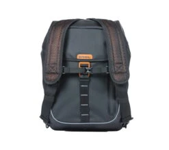 Basil Miles Tarpaulin Fietsrugzak - Zwart/oranje -Fiets Series Winkel basil miles tarpaulin bicycle daypack 17 liter black d 884114
