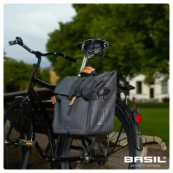 Basil Urban Dry Business Bagagetas - Charcoal Melee -Fiets Series Winkel basil urban dry business fahrradtasche 20 liter d5u 1404801