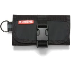 CHROME Doubletrack Saddle Roll Saddle Bag - Black