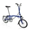 Brompton C Line Explore - 6-Speed - High Bar - Telescopic Seatpost - Dynamo - 16" Folding Bike - 2022 - Picadilly Blue Matt -Fiets Series Winkel c line explore 6 speed high bar telescopic seatpost dynamo picadilly blue matt 1214963