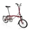 Brompton C Line Explore - 6-Speed - High Bar - Telescopic Seatpost - 16" Folding Bike - 2022 - House Red Matt -Fiets Series Winkel c line explore 6 speed high bar telescopic seatpost house red matt 1 1214767
