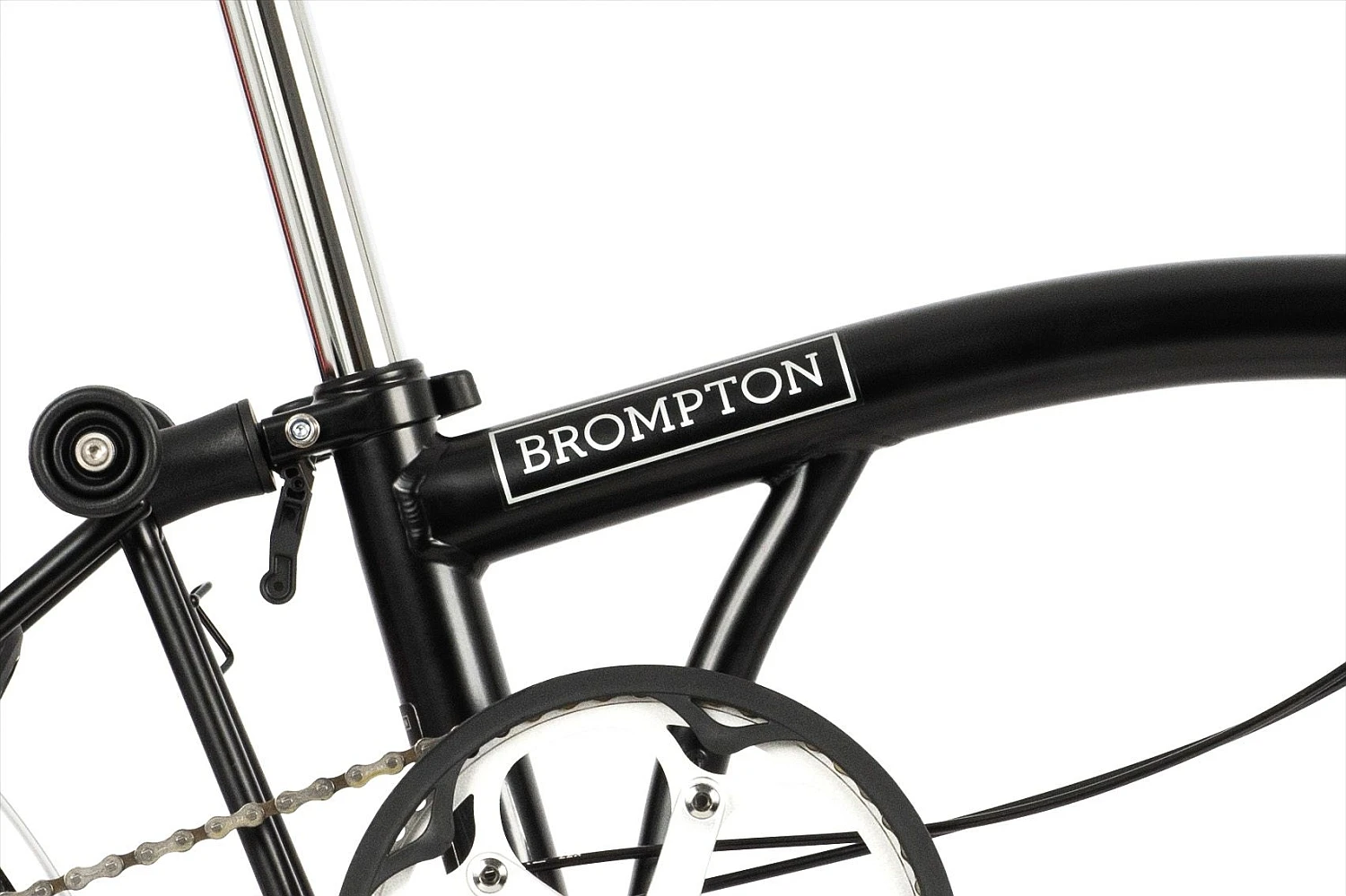 Brompton C Line Utility - 3-Speed - High Bar - Telescopic Seatpost - Dynamo - 16" Folding Bike - 2022 - Black Matt 7 Brompton C Line Utility - 3-Speed - High Bar - Telescopic Seatpost - Dynamo - 16" Folding Bike - 2022 - Black Matt - Afbeelding 5