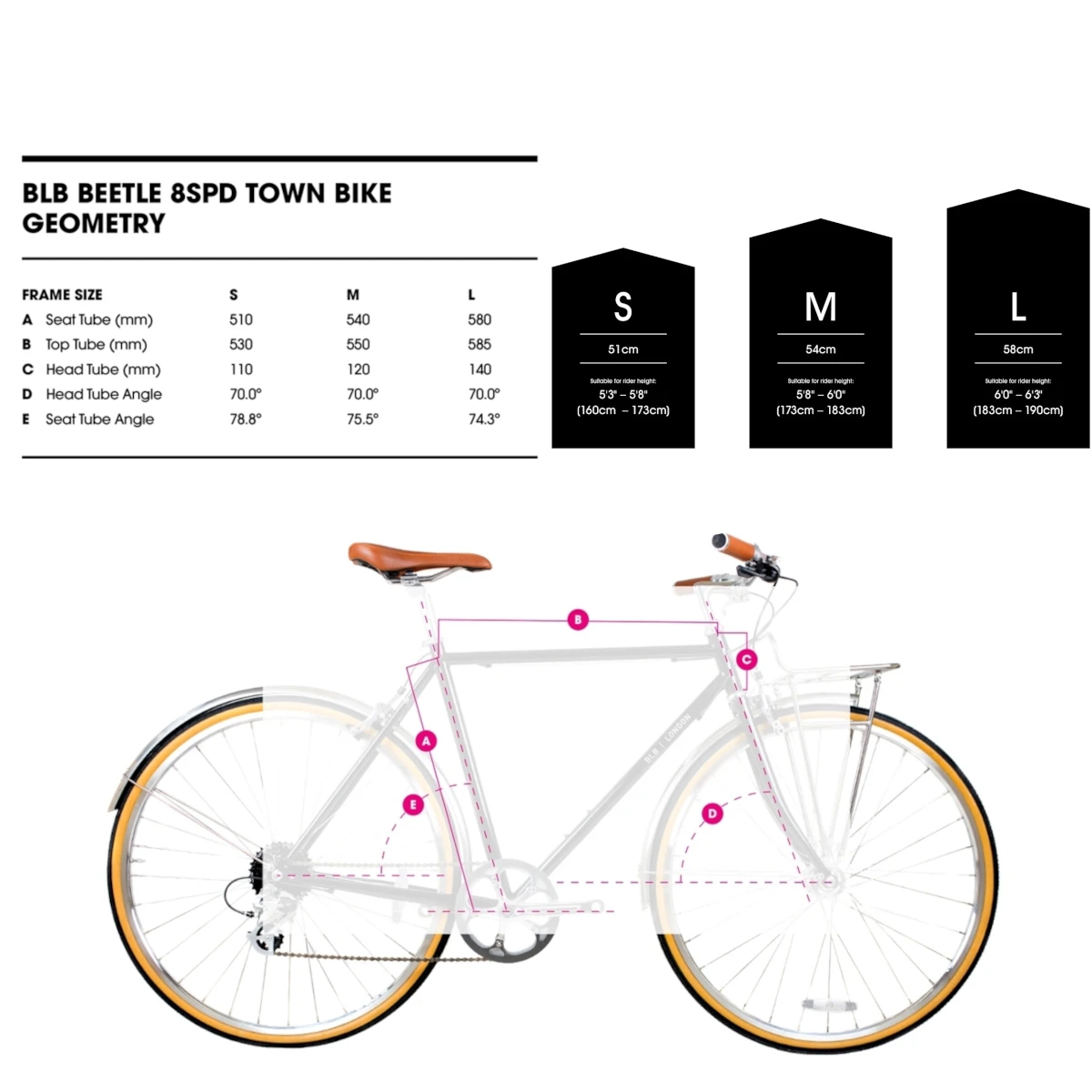 BLB BEETLE - Men City-Bike - 2022 - Black 4 BLB BEETLE - Men City-Bike - 2022 - Black - Afbeelding 2