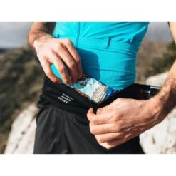 Compressport Free Mini Hardloopriem - Zwart -Fiets Series Winkel compressport free belt mini black 1 1452556