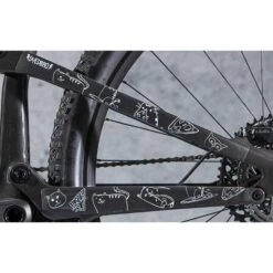 DYEDBRO Frame Protection Kit Cats - White -Fiets Series Winkel dyedbro frame protection kit cats white5 1004941