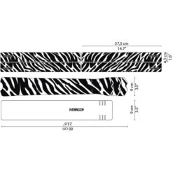 DYEDBRO Beschermfolie Voor Het Frame Zebra - Black Gloss