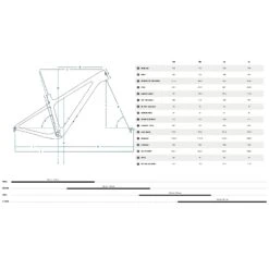 Yeti Cycles ARC - T-Series 29" Carbon MTB Frame - 2023 - Rhino -Fiets Series Winkel geo arc t series 1519748