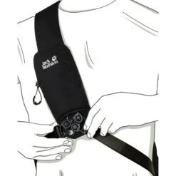 Jack Wolfskin Delta Bag Air Schoudertas - Zwart 12 Jack Wolfskin Delta Bag Air Schoudertas - Zwart -Fiets Series Winkel jack wolfskin delta bag air slingbag black 22 1291078