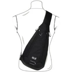 Jack Wolfskin Delta Bag Air Schoudertas - Zwart 11 Jack Wolfskin Delta Bag Air Schoudertas - Zwart -Fiets Series Winkel jack wolfskin delta bag air slingbag black 24 1291082