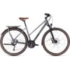 CUBE KATHMANDU SLX - Dames Trekkingfiets - 2023 - Prizmsilver / Black -Fiets Series Winkel kathmandu slx women prizmsilver black 1395754