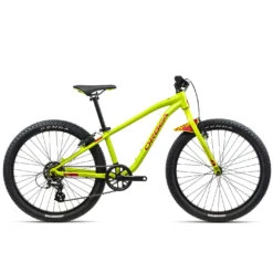 Orbea MX 24 DIRT - 24" Kinder MTB - 2023 - Lime Green - Red (gloss)