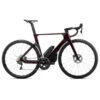 Orbea Orca Aero M20LTD Ultegra Road Bike - 2022 - Red Wine (gloss) - Raw Carbon (matte) -Fiets Series Winkel m133ttcc orbea d6 side orca aero m20ltd 1163855