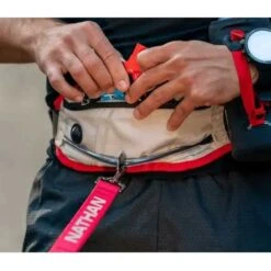 Nathan Sports K9 Runner's Waistbelt With Leash - Large - Vapor Blue/Lollipop -Fiets Series Winkel nathan sports k9 runners large waistbelt with leash vapor blue lollipop 12 1028663