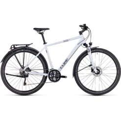 CUBE NATURE Pro Allroad - Cross Bike - 2023 - Frostwhite / Grey A00