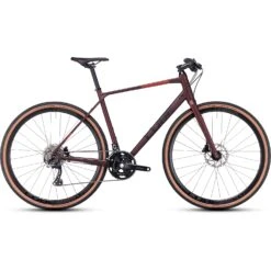 CUBE NULANE Race - Fitnessfiets - 2023 - Rubyred / Black