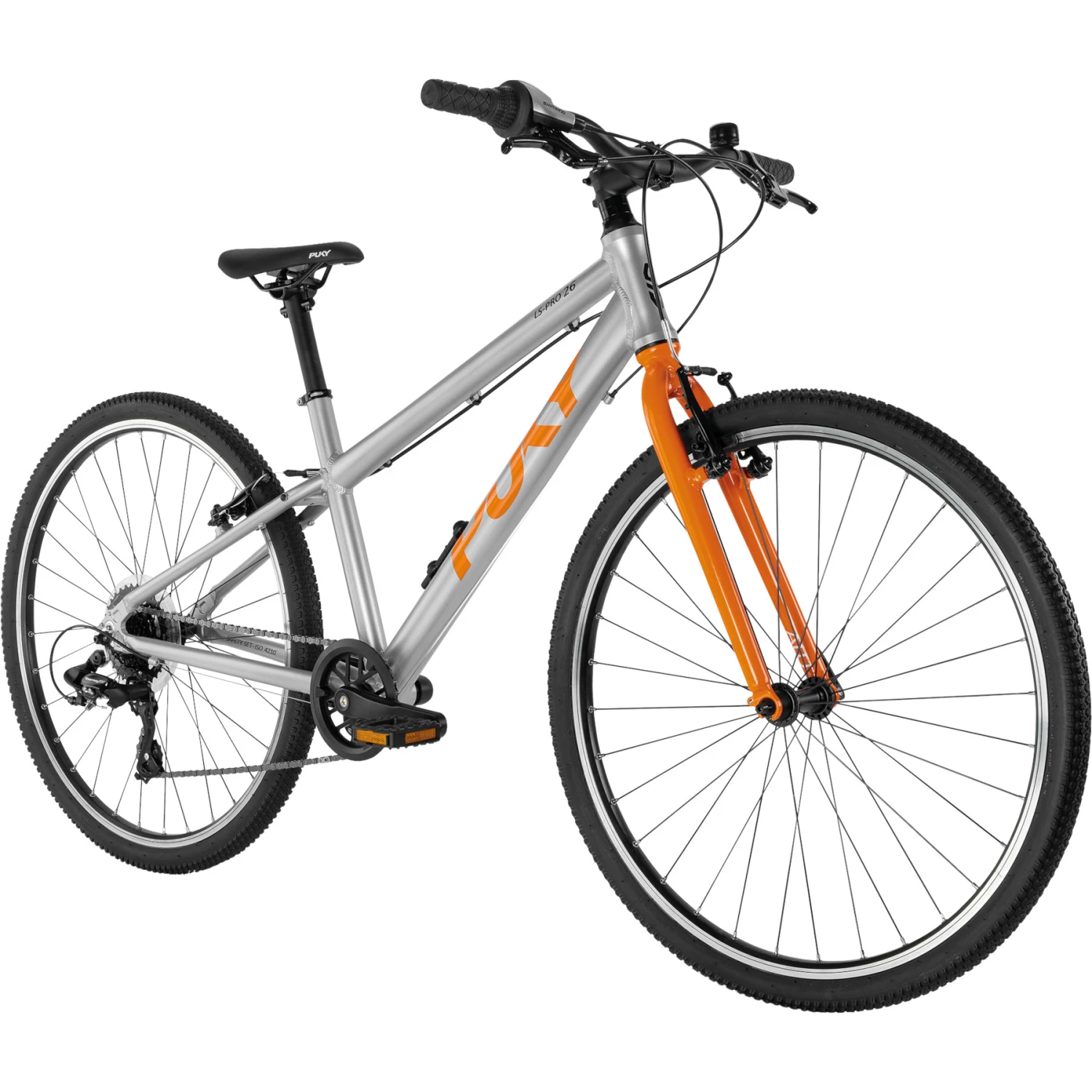 Puky LS-PRO 26-8 Children´s Bike - 26" | 8-Speed - Silver/orange 4 Puky LS-PRO 26-8 Children´s Bike - 26" | 8-Speed - Silver/orange - Afbeelding 2