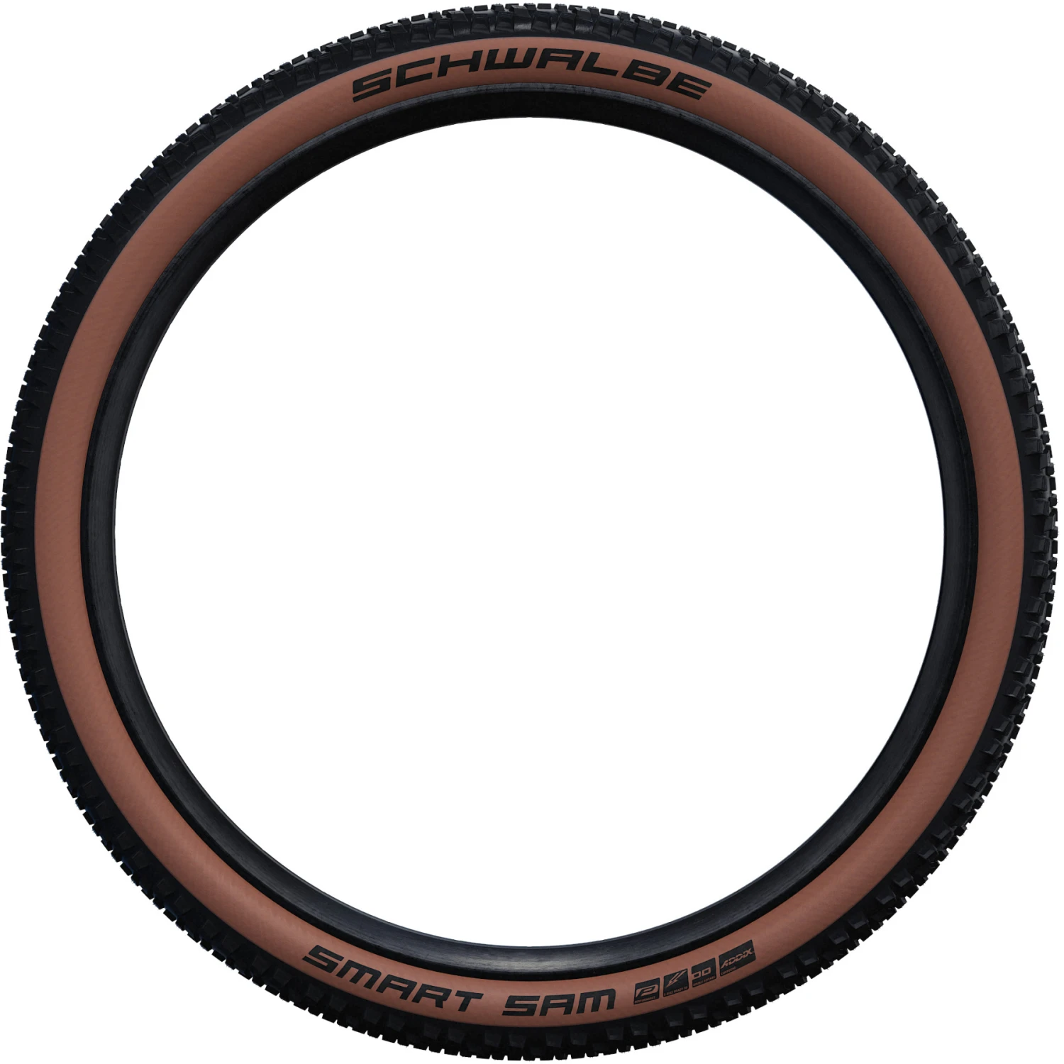 Schwalbe Smart Sam Drahtreifen - Performance | Addix | DD - Race Guard | ECE-R75 - 27.5x2.60" | Bronze Sidewall 4 Schwalbe Smart Sam Drahtreifen - Performance | Addix | DD - Race Guard | ECE-R75 - 27.5x2.60" | Bronze Sidewall - Afbeelding 2