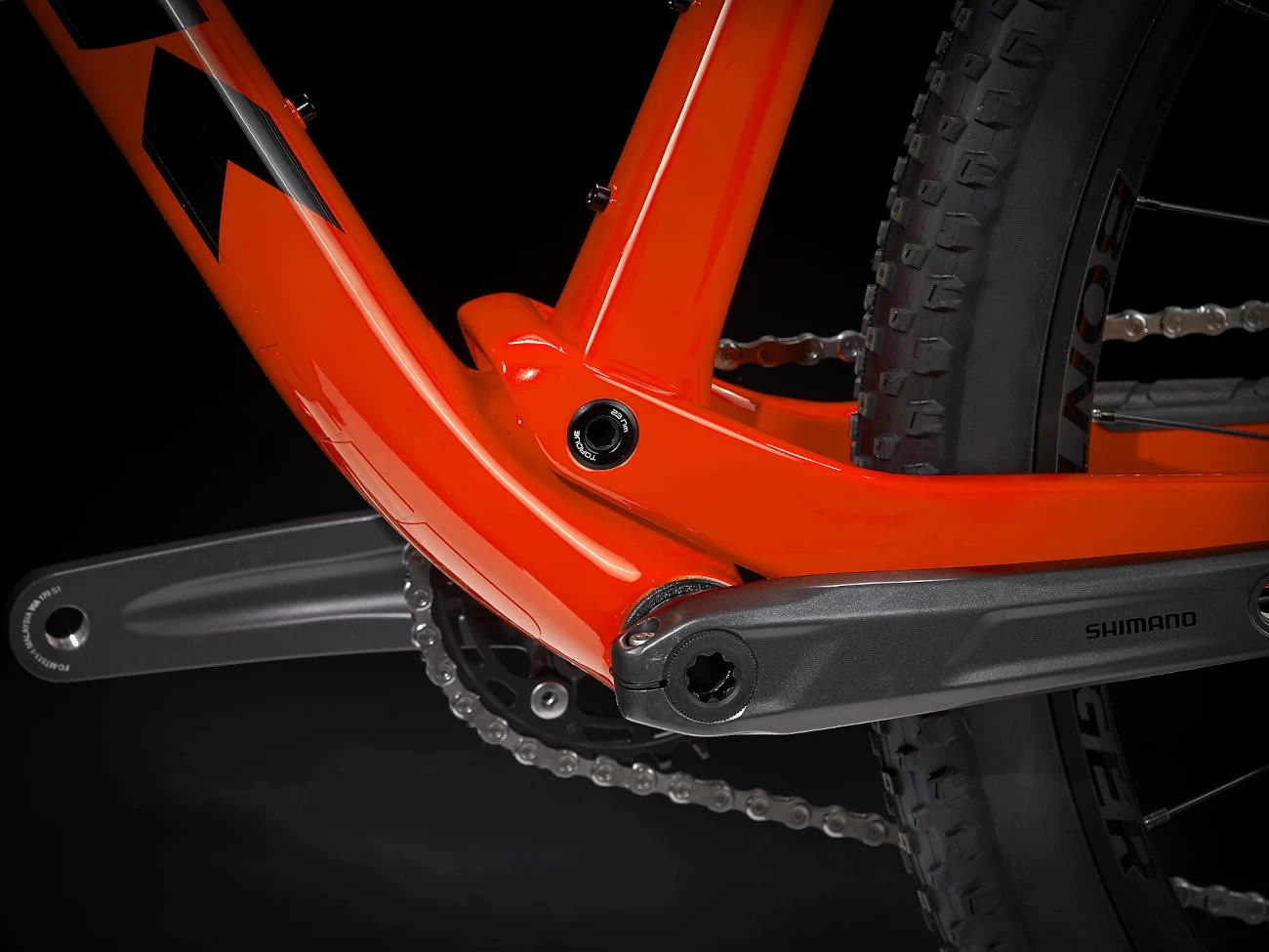 Trek SUPERCALIBER 9.6 SLX/Deore Mountain Bike - 2023 - Radioactive Red /Trek Black 11 Trek SUPERCALIBER 9.6 SLX/Deore Mountain Bike - 2023 - Radioactive Red /Trek Black - Afbeelding 9