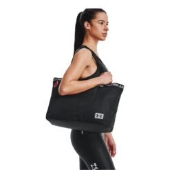 Under Armour UA Essentials Schoudertas Dames - Zwart / Mod Gray -Fiets Series Winkel under armour womens ua essentials tote bag black 5 1472910