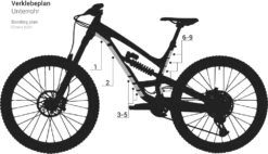 Unleazhed E-Frame Unscratch Bp01-E Frame Protection - Clear Glossy -Fiets Series Winkel unleazhed bp01 empire g 1022116